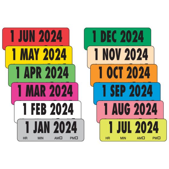 AFV Compatible Color Code Label Year "2024"