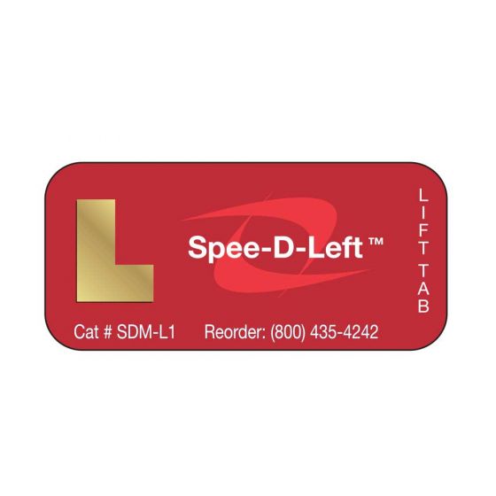 Spee-D-Left™ Radiology Skin Marker, Radiopaque, 100 Per Box, 5/8" Size