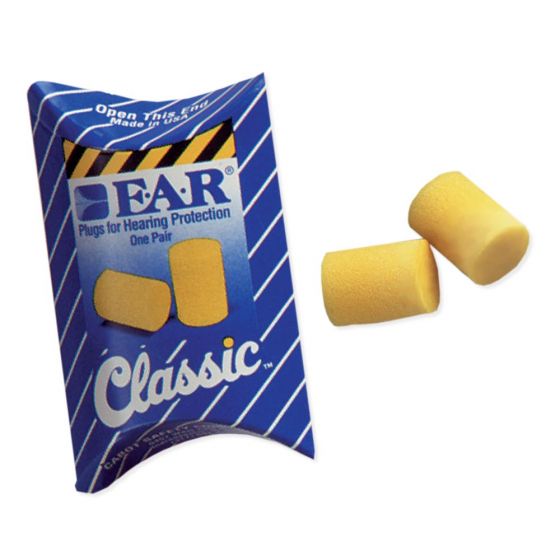 E-A-R® Ear Plugs, Moldable, 200 Per Box, Yellow, 29dB