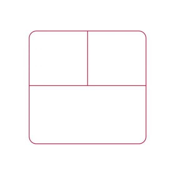 Direct Thermal General Purpose Label, Paper, 2" x 1-15/16", 3/4" Core