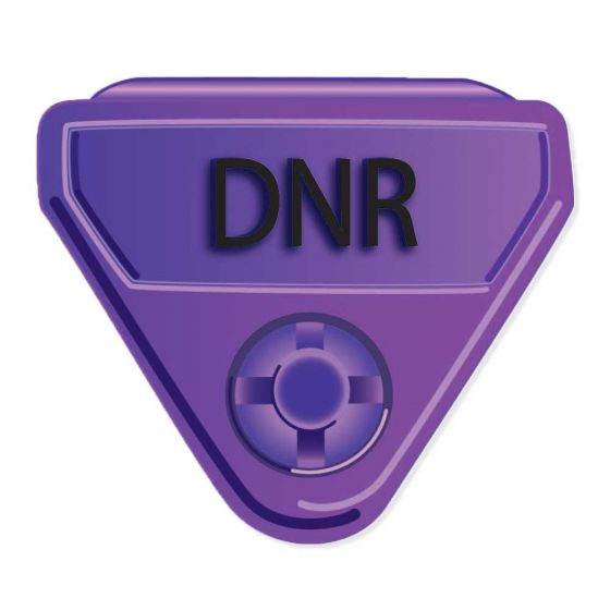 In-A-Snap® Alert Bands® Clasp "DNR", Interleaving Design, Adult/Pediatric - 250 per Package