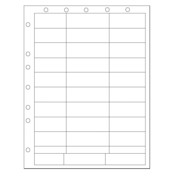 Chart Labels Laser Portrait, Premium, with Holes, Multiple Size Labels x White - 33 Labels per Sheet, 4 Pks of 250 Sheets per Case