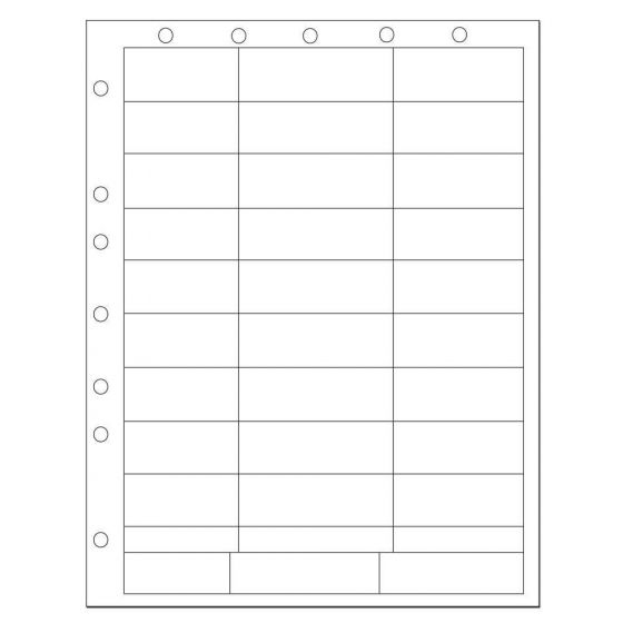 Chart Labels Laser Portrait with Holes, Multiple Size Labels x White - 33 Labels per Sheet, 4 Pks of 250 Sheets per Case