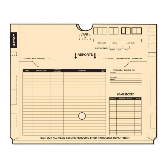 Master Jacket, with Pocket 11pt Manila Print 2 Sides 18-1/4" x 14-1/2", 100 per Case