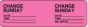 IV Label Wraparound Paper Permanent Change Change Sunday  2 7/8"x7/8" Fl. Pink 1000 per Roll