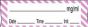 Anesthesia Tape with Date, Time & Initial (Removable) mg/ml 1/2" x 500" - 333 Imprints - White with Violet - 500 Inches per Roll