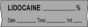 Anesthesia Tape with Date, Time & Initial (Removable) Lidocaine % 1/2" x 500" - 333 Imprints - Gray - 500 Inches per Roll