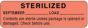 Label Paper Permanent Sterilized September 2 7/8" x 7/8", Pink, 1000 per Roll