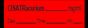 Anesthesia Tape with Date, Time & Initial (Removable) Cisatracurium mg/ml 1/2" x 500" - 333 Imprints - Fluorescent Red and Black - 500 Inches per Roll