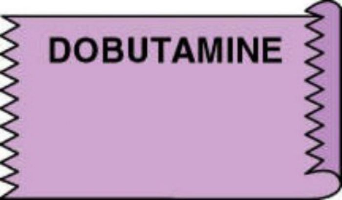 Anesthesia Tape (Removable) Dobutamine 1/2" x 500" - 333 Imprints - Violet - 500 Inches per Roll