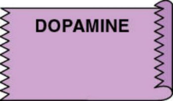 Anesthesia Tape (Removable) Dopamine 1/2" x 500" - 333 Imprints - Violet - 500 Inches per Roll