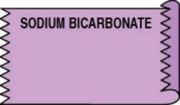 Anesthesia Tape (Removable) Sodium Bicarbonate 1/2" x 500" - 333 Imprints - Violet - 500 Inches per Roll