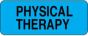 Label Paper Permanent Physical Therapy 2 1/4" x 7/8", Blue, 1000 per Roll