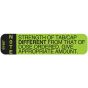 Communication Label (Paper, Permanent) Note Strength 1 9/16" x 3/8" Green - 500 per Roll, 2 Rolls per Box