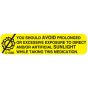 Communication Label (Paper, Permanent) You Should Avoid 1 9/16" x 3/8" Yellow - 500 per Roll, 2 Rolls per Box