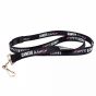 5/8" "Cancer Warrior" Black Lanyard