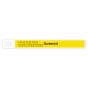 Short Stay® Alert Bands® Tyvek® Wristband "Screened" Pre-printed, 1" x 10" Adult/Pediatric Yellow, 1000 per Box