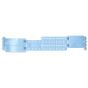 Veri-Color® Insert Wristband Vinyl Adult 9-1/4" Length; Infant 6-1/2" Length; Light Blue, 400 per Box