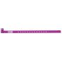 Sentry® Alert Bands® Poly "DNR" Pre-Printed, State Standardization 1/2" x 10" Adult/Pediatric Grape, 500 per Box