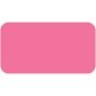 Color Code Label Rectangle 1 5/8" x 7/8" Fl. Pink Paper Permanent - 1000 per Roll