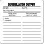 Label Paper Permanent Defibrillator Output  2 1/2"x2 1/2" White 500 per Roll