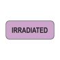 Lab Communication Label (Paper, Permanent) Irradiated  2 1/4"x7/8" Lavender - 1000 per Roll