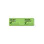 IV Label Wraparound Paper Permanent Change Change  2 7/8"x7/8" Fl. Green 1000 per Roll