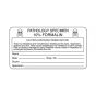 Lab Communication Label (Paper, Permanent) Pathology Specimen  3"x1 5/8" White - 1000 per Roll