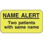 Label Paper Permanent Name Alert Two 1 5/8" x 7/8" Fl. Yellow, 1000 per Roll