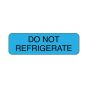 Lab Communication Label (Paper, Permanent) Do Not Refrigerate  1 1/4"x3/8" Blue - 1000 per Roll