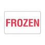 Lab Communication Label (Paper, Permanent) Frozen  4"x2" White - 250 per Roll