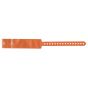 PrimeBand® Insert Wristband Vinyl Extra Wide, Snap Closure 1-3/8" x 12" Adult Orange, 250 per Box