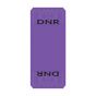 Ident-Alert® Color Coded Wraps, DNR - Purple, 250 Wraps per Box