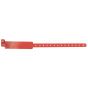 SECURLINE INSERT WRISTBAND VINYL CLASP CLOSURE 1"X12 INFANT RED