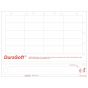 DURASOFT® LASER WRISTBAND/LABEL WITH HOLES, TAMPER EVIDENT, PAPER, 2 1/2" X 1", ADULT, WHITE, 20 LABELS PER SHEET, 4 PKS OF 250 SHEETS PER CASE