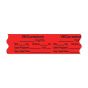 Anesthesia Tape, with Expiration Date, Time & Initial (Removable), "Vecuronium mg/ml" 3/4" x 500", Fluorescent Red - 333 Imprints - 500 Inches per Roll