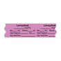 Anesthesia Tape, with Expiration Date, Time & Initial (Removable), "Levophed mg/ml" 3/4" x 500", Violet - 333 Imprints - 500 Inches per Roll