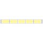 Label Dot Matrix Piggyback Paper Permanent 5  1 3/4"x3/4" Yellow 25000 per Box