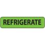 Label Paper Removable Refrigerate, 1" Core, 1 1/4" x 5/16", Fl. Green, 760 per Roll