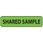 Label Paper Removable Shared Sample, 1" Core, 1 1/4" x 5/16", Fl. Green, 760 per Roll