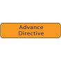 Label Paper Removable Advance Directive, 1" Core, 1 1/4" x 5/16", Fl. Orange, 760 per Roll