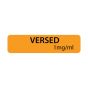 LABEL PAPER PERMANENT VERSED 1" MG/ML 1 CORE 1 1/4" X 5/16" FL. ORANGE 760 PER ROLL