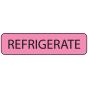 Label Paper Removable Refrigerate, 1" Core, 1 1/4" x 5/16", Fl. Pink, 760 per Roll