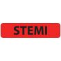 Label Paper Permanent STEMI, 1" Core, 1 1/4" x 5/16", Fl. Red, 760 per Roll