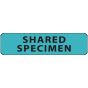 Label Paper Removable Shared Specimen, 1" Core, 1 1/4" x 5/16", Blue, 760 per Roll