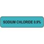 Label Paper Removable Sodium Chloride, 1" Core, 1 1/4" x 5/16", Blue, 760 per Roll