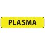 Label Paper Permanent Plasma, 1" Core, 1 1/4" x 5/16", Yellow, 760 per Roll