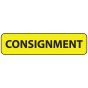 Label Paper Permanent Consignment 1" Core 1 1/4"x5/16" Yellow 760 per Roll