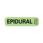 Label Paper Removable Epidural, 1" Core, 1 7/16" x 3/8", Fl. Green, 666 per Roll