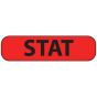 Label Paper Permanent STAT, 1" Core, 1 7/16" x 3/8", Fl. Red, 666 per Roll